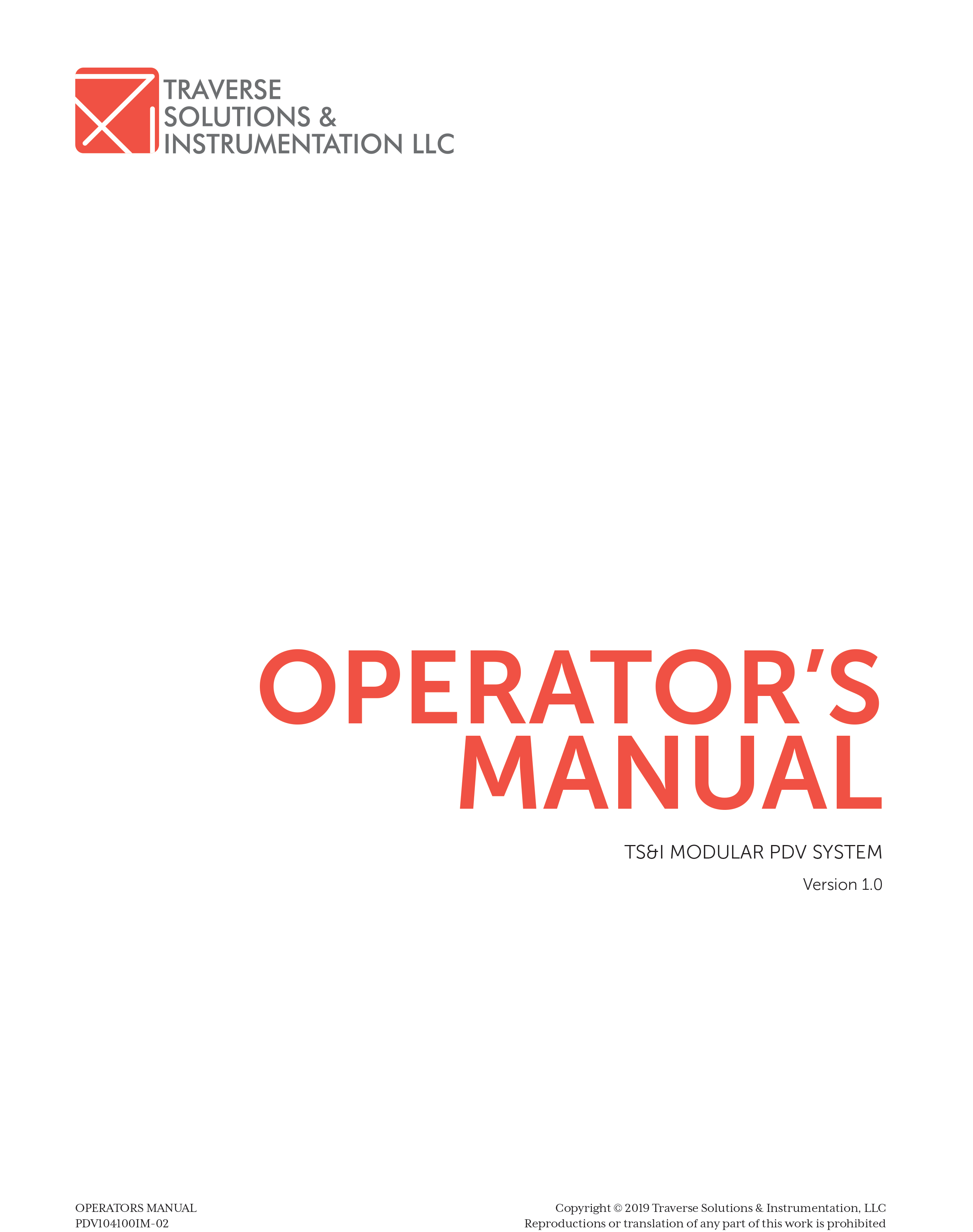 OPERATORS MANUAL_PDV104100IM-02 